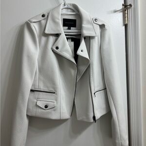 Banana Republic White Textured Blazer